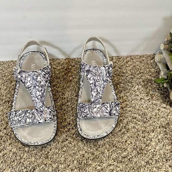Alegria Kendra Vineland Comfort Leather Sandal US 10.5-11 Wide Ken-769 Floral - Picture 3 of 9